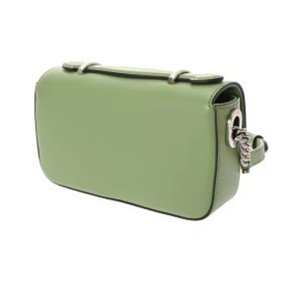 Gucci Bag Green Shoulder Leather Double GG